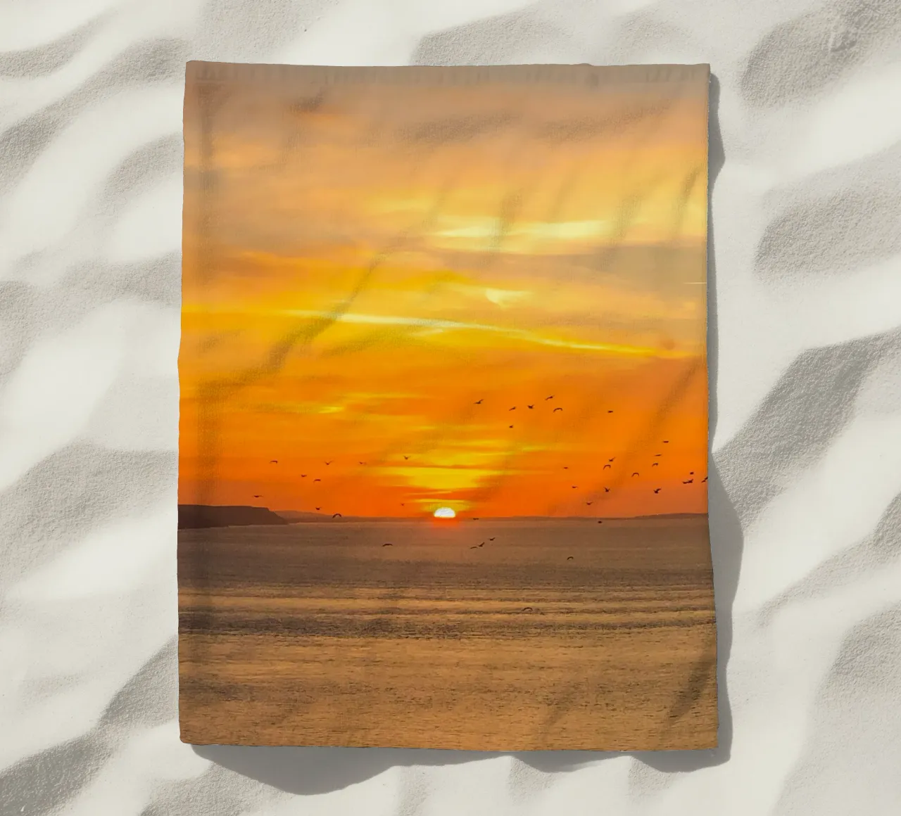 Sunset Coast telo mare da Stay Positive Design