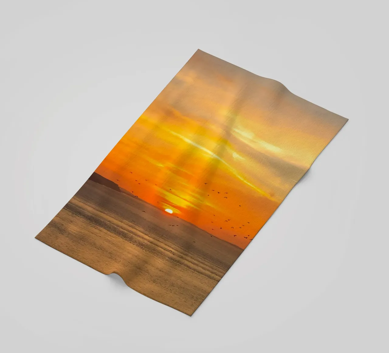 Sunset Coast telo mare da Stay Positive Design