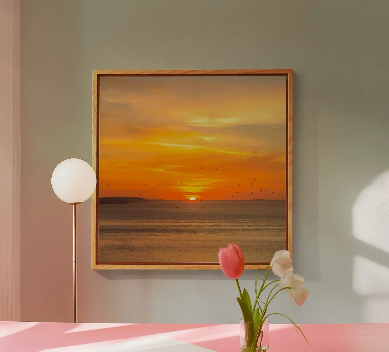 Sunset Coast plexiglass da Stay Positive Design
