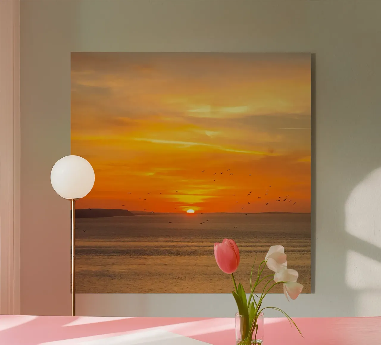 Sunset Coast plexiglass da Stay Positive Design