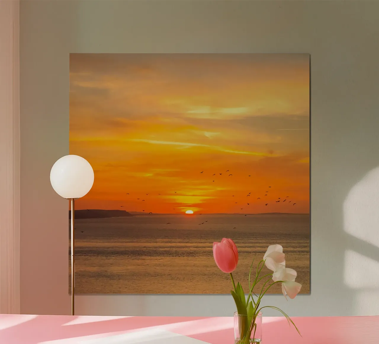 Sunset Coast poster da Stay Positive Design