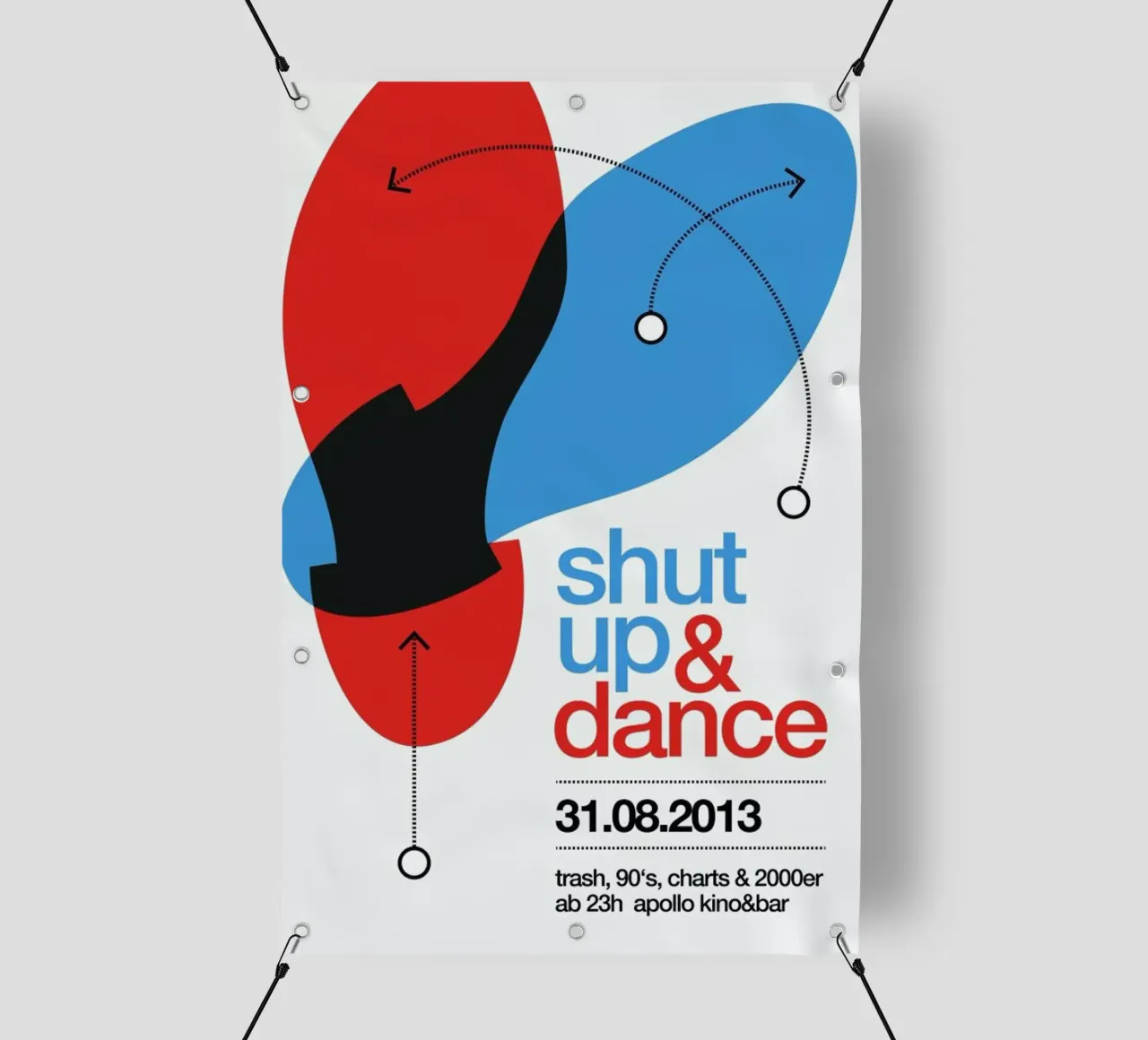 Shut Up And Dance! telo in pvc da Stephan Kochs