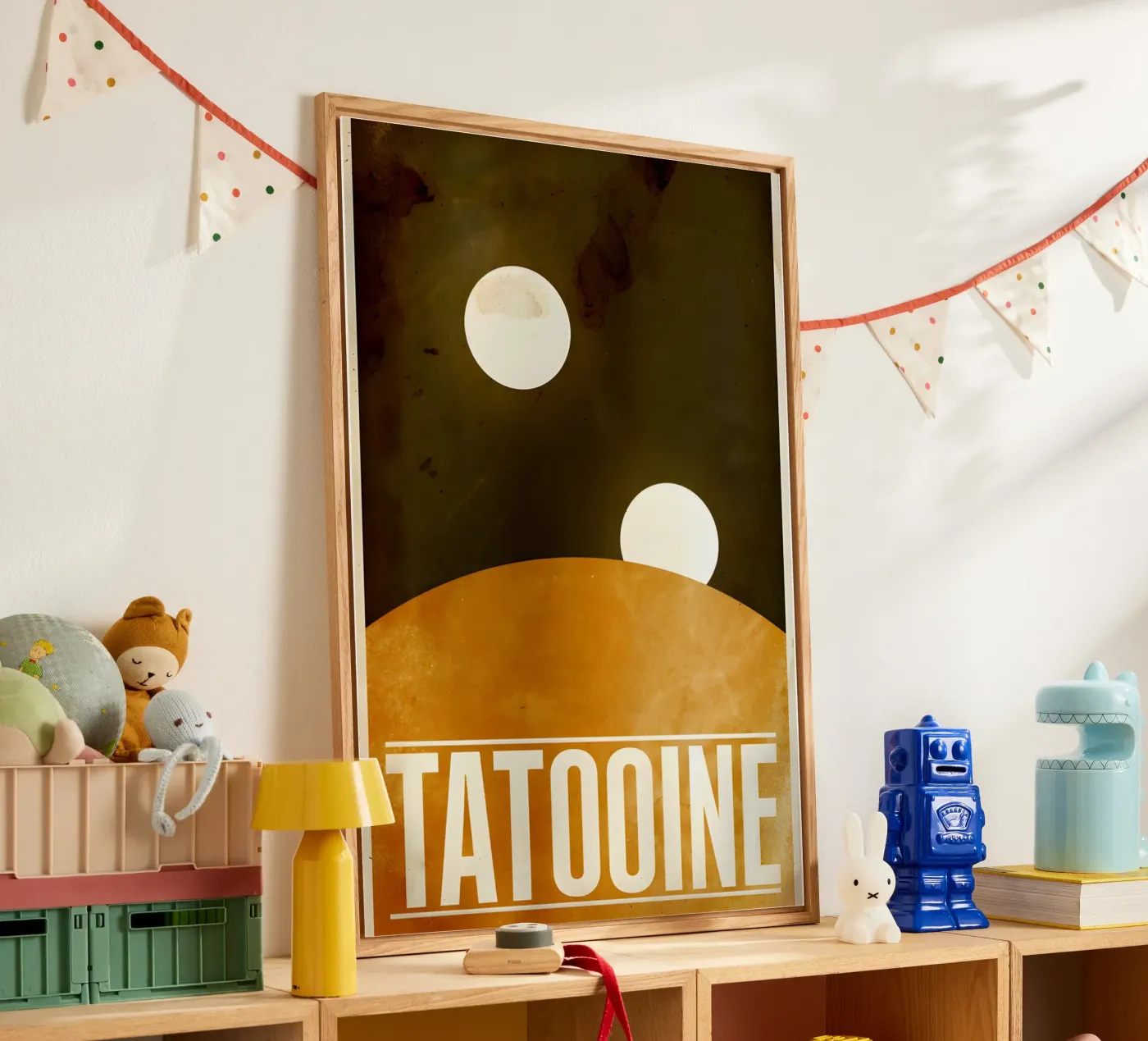 Twins Sun acryl van Robert Hoff