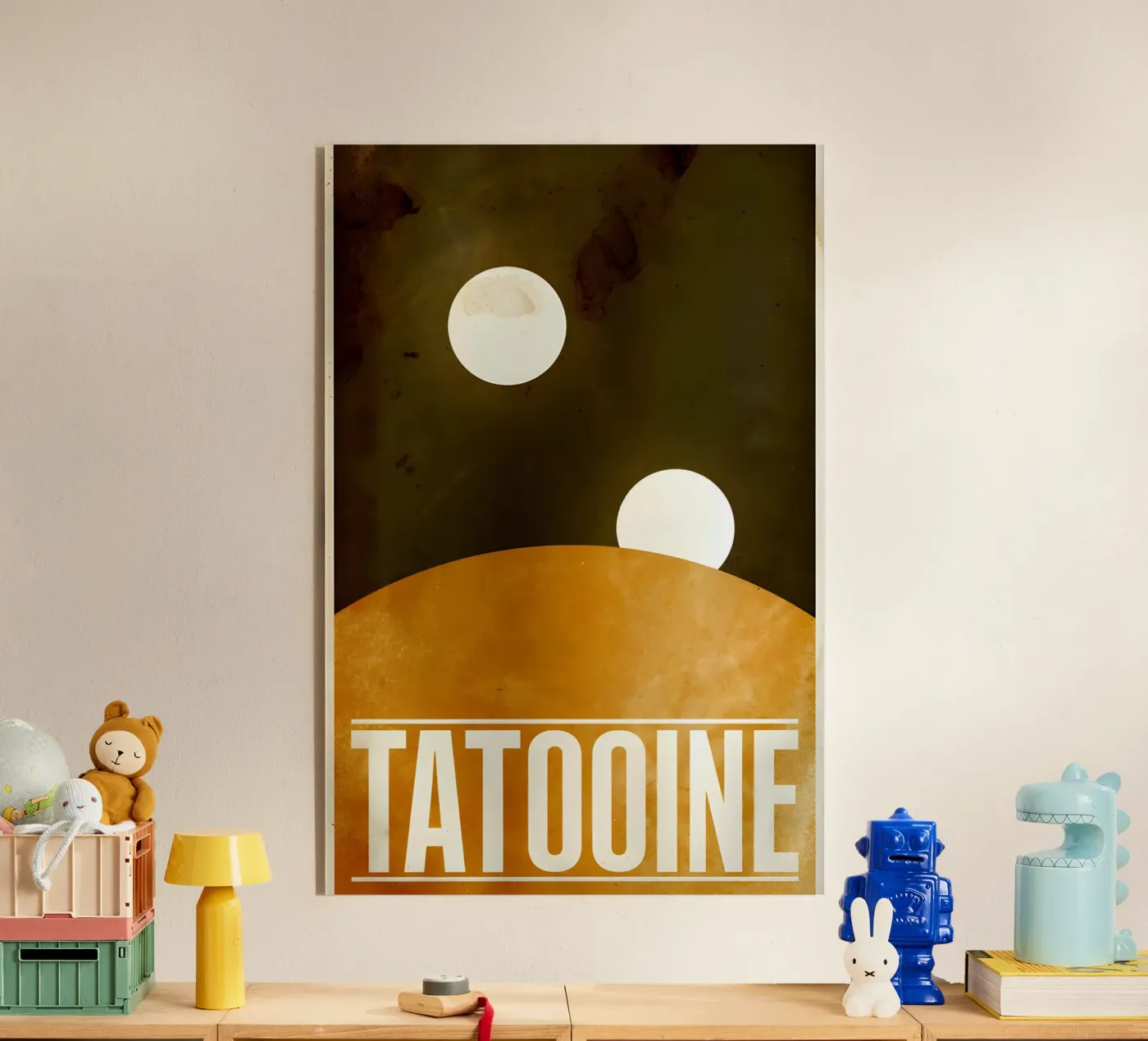 Twins Sun acryl van Robert Hoff