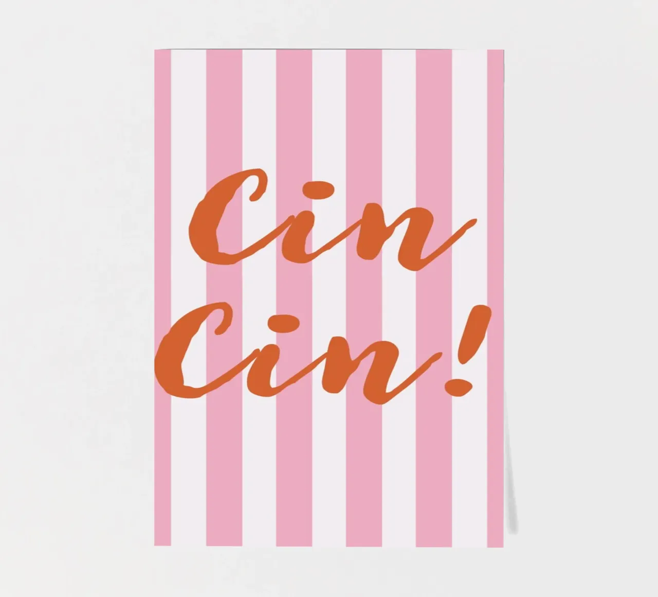 Cin Cin! sticker sheet by Attaboy Dsgn