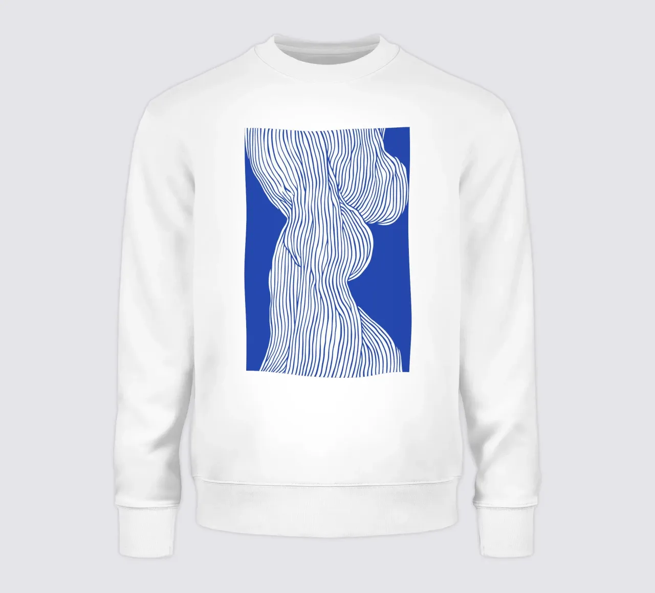 Fibers Blue No 1 felpa da treechild