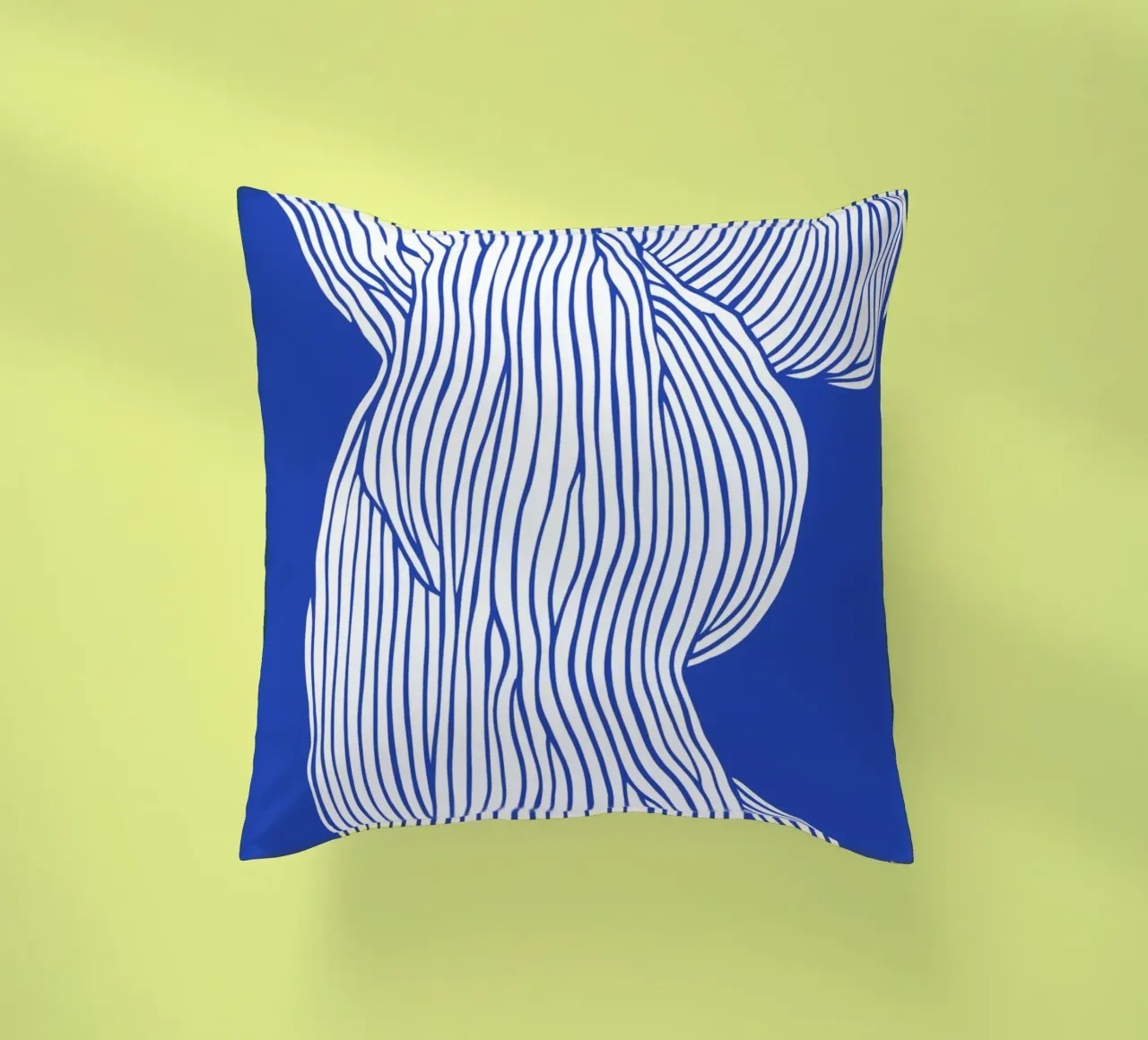 Fibers Blue No 1 cuscino da treechild