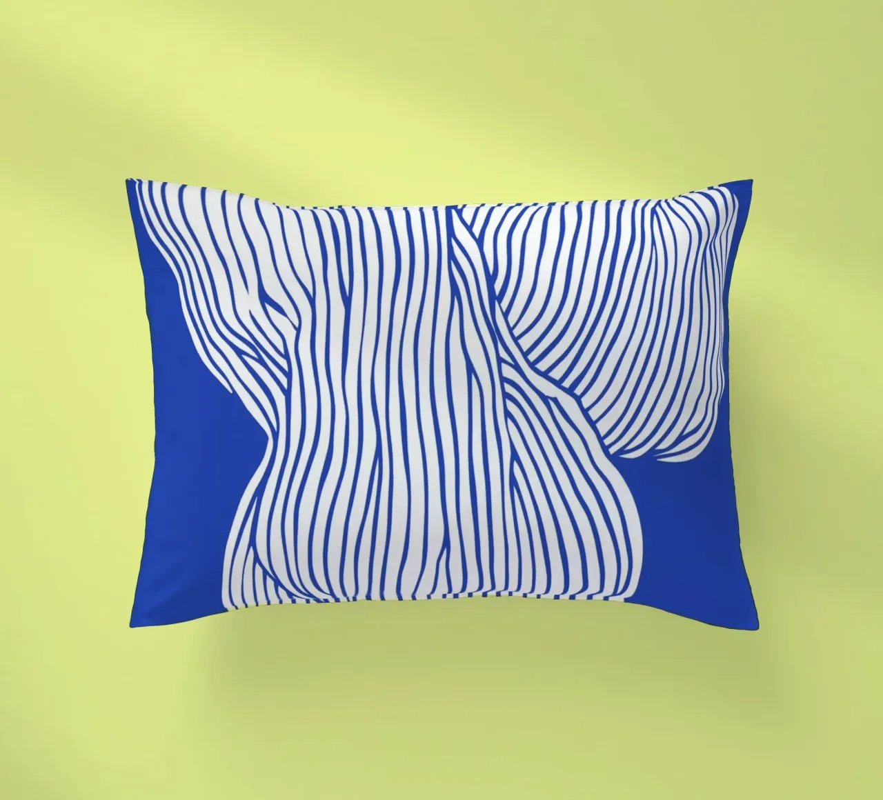 Fibers Blue No 1 cuscino da treechild