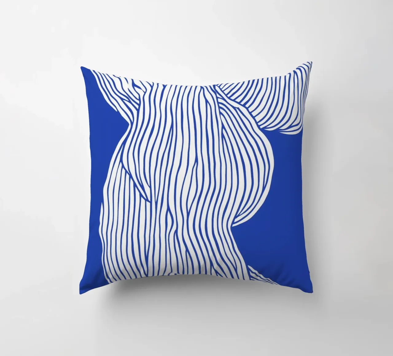 Fibers Blue No 1 cuscino da treechild