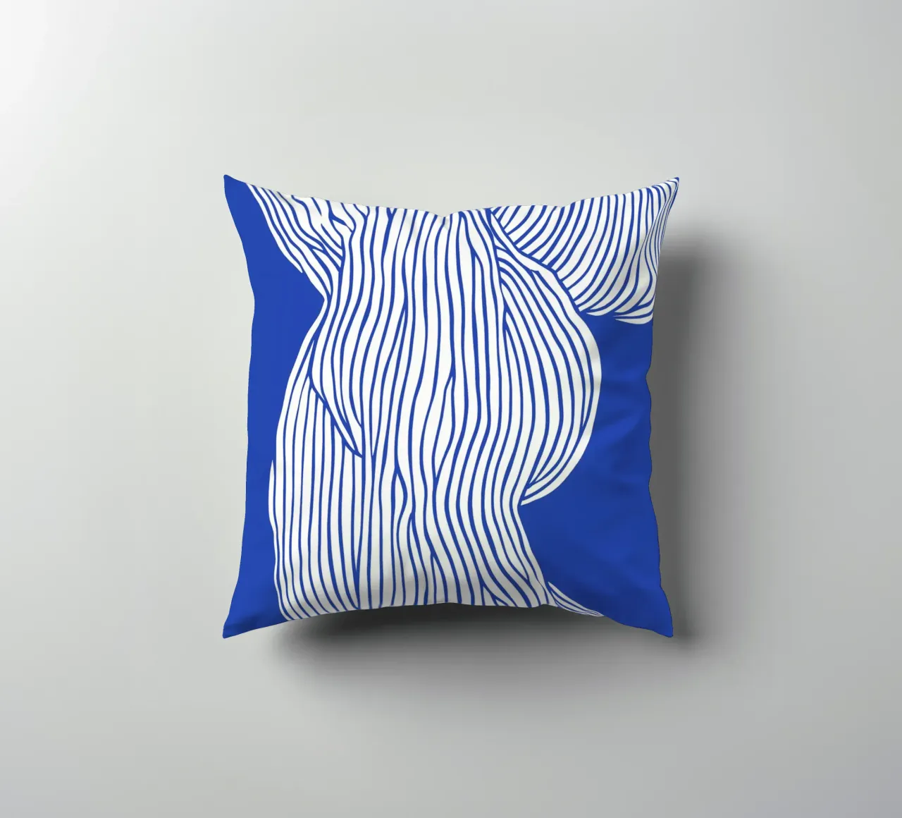 Fibers Blue No 1 cuscino da treechild