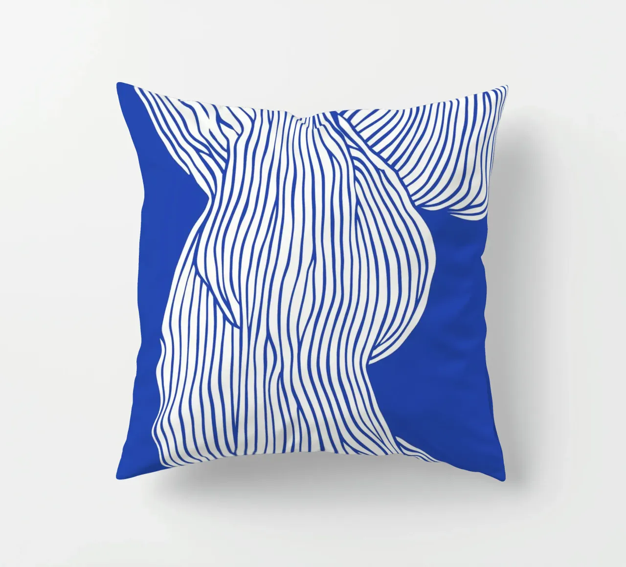 Fibers Blue No 1 cuscino da treechild