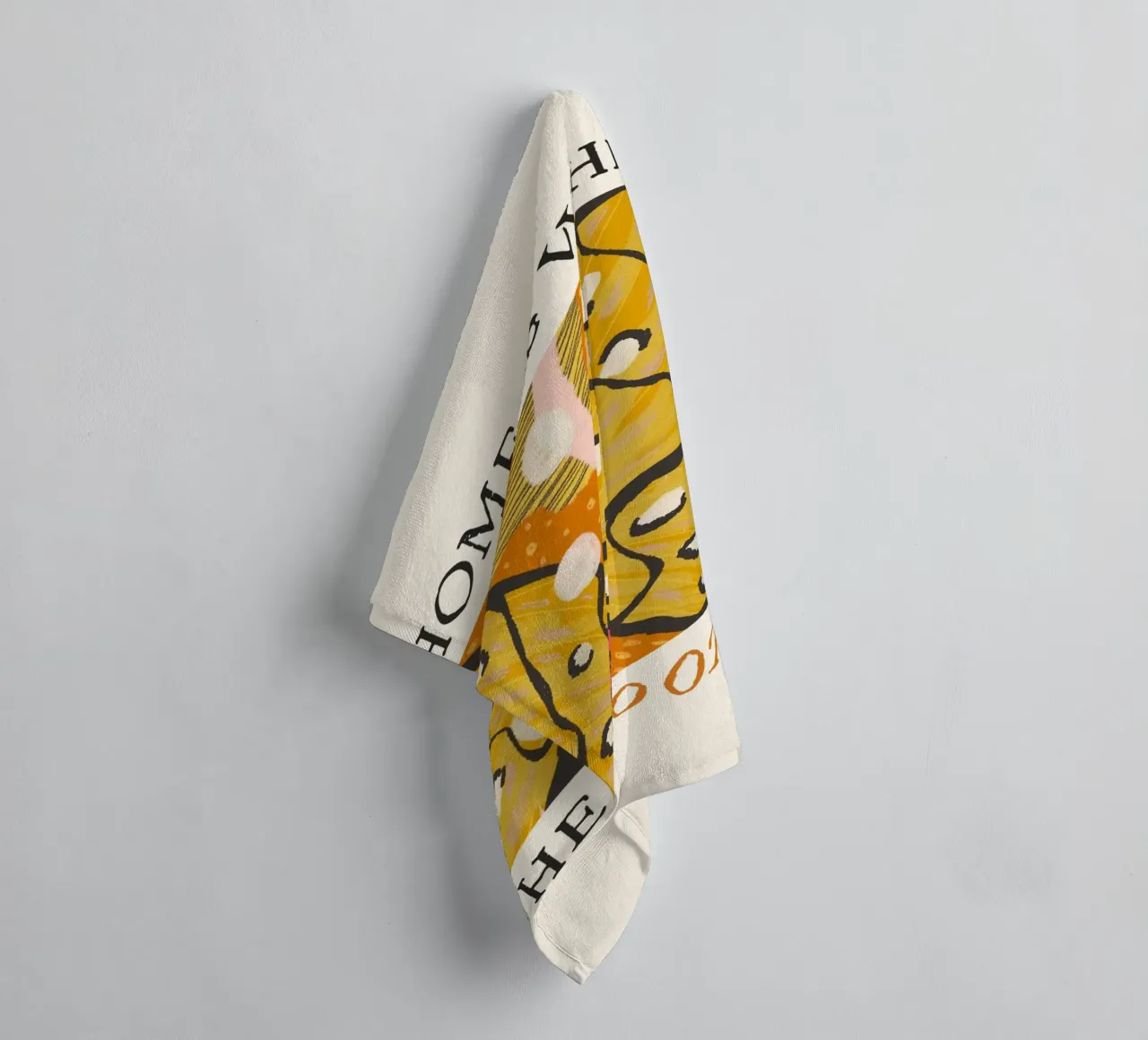 "Home Is Where The Books Are" - Butterfly Abstract Art towel by vintagepod