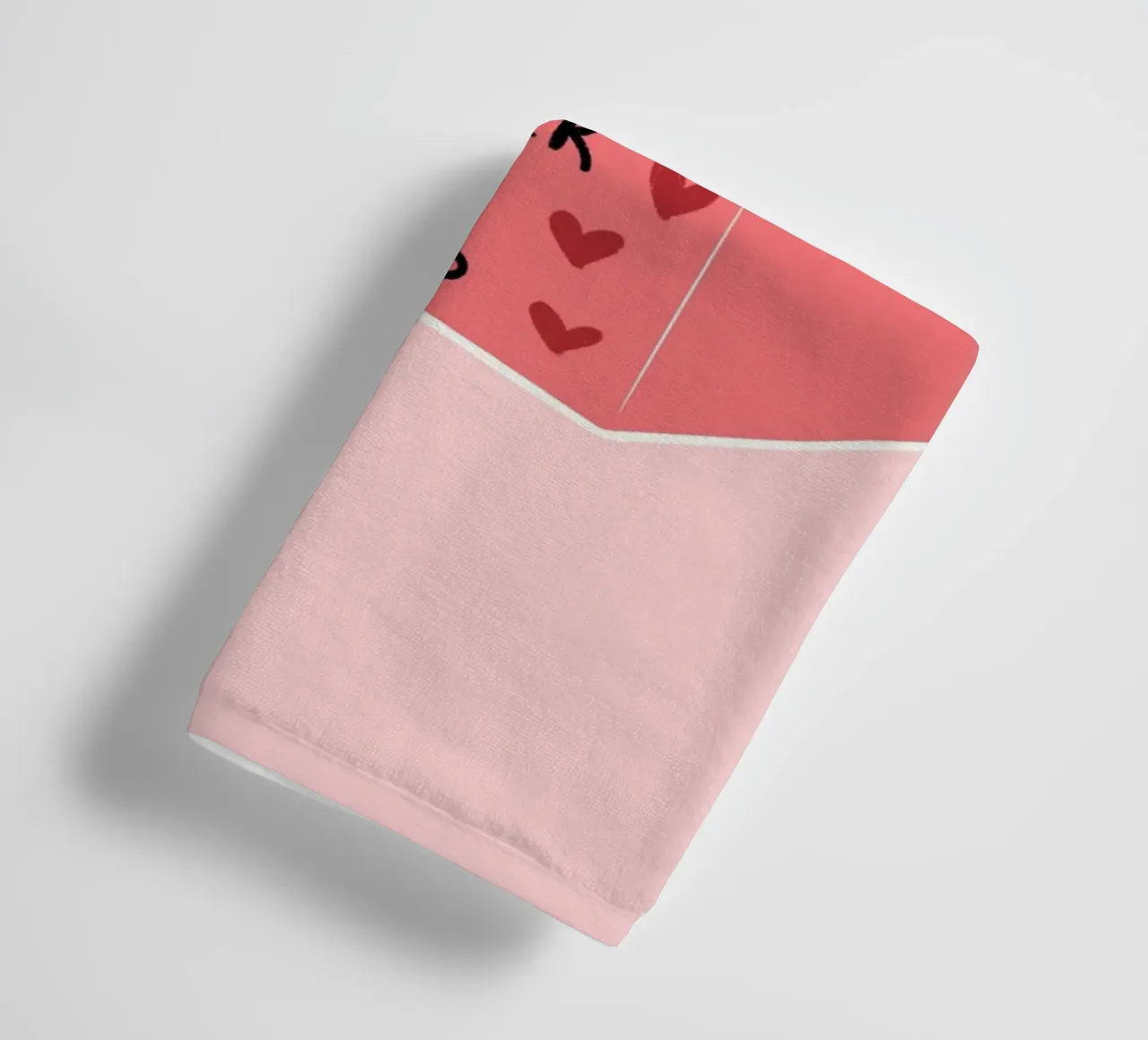 "Crying Over Fictional Characters" - Pink Art Print towel by vintagepod