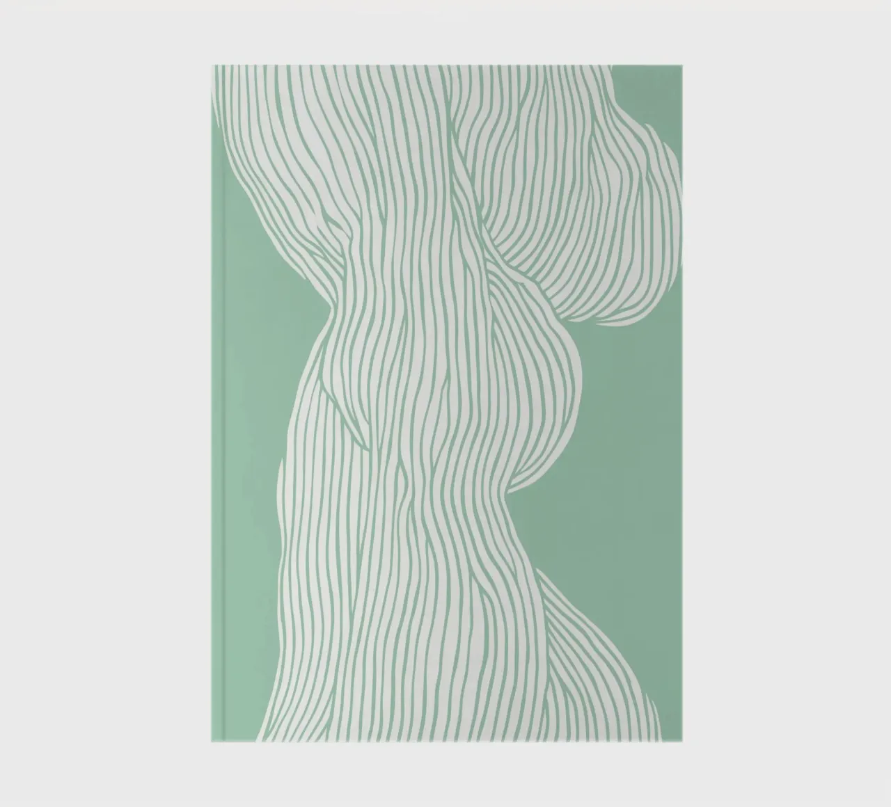 Fibers Mint notebook by treechild