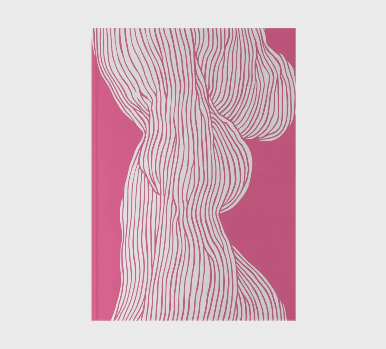 Fibers Pink notebook by treechild
