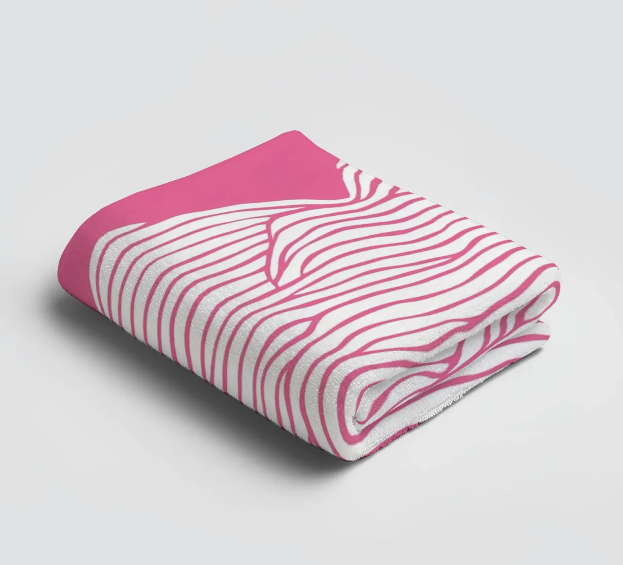 Fibers Pink towel by treechild