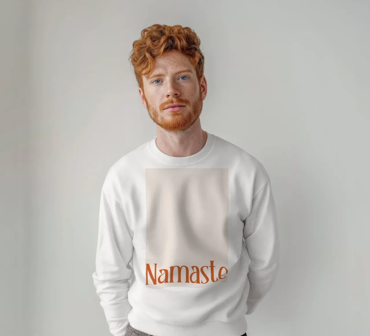 Namaste Typography felpa da Attaboy Dsgn