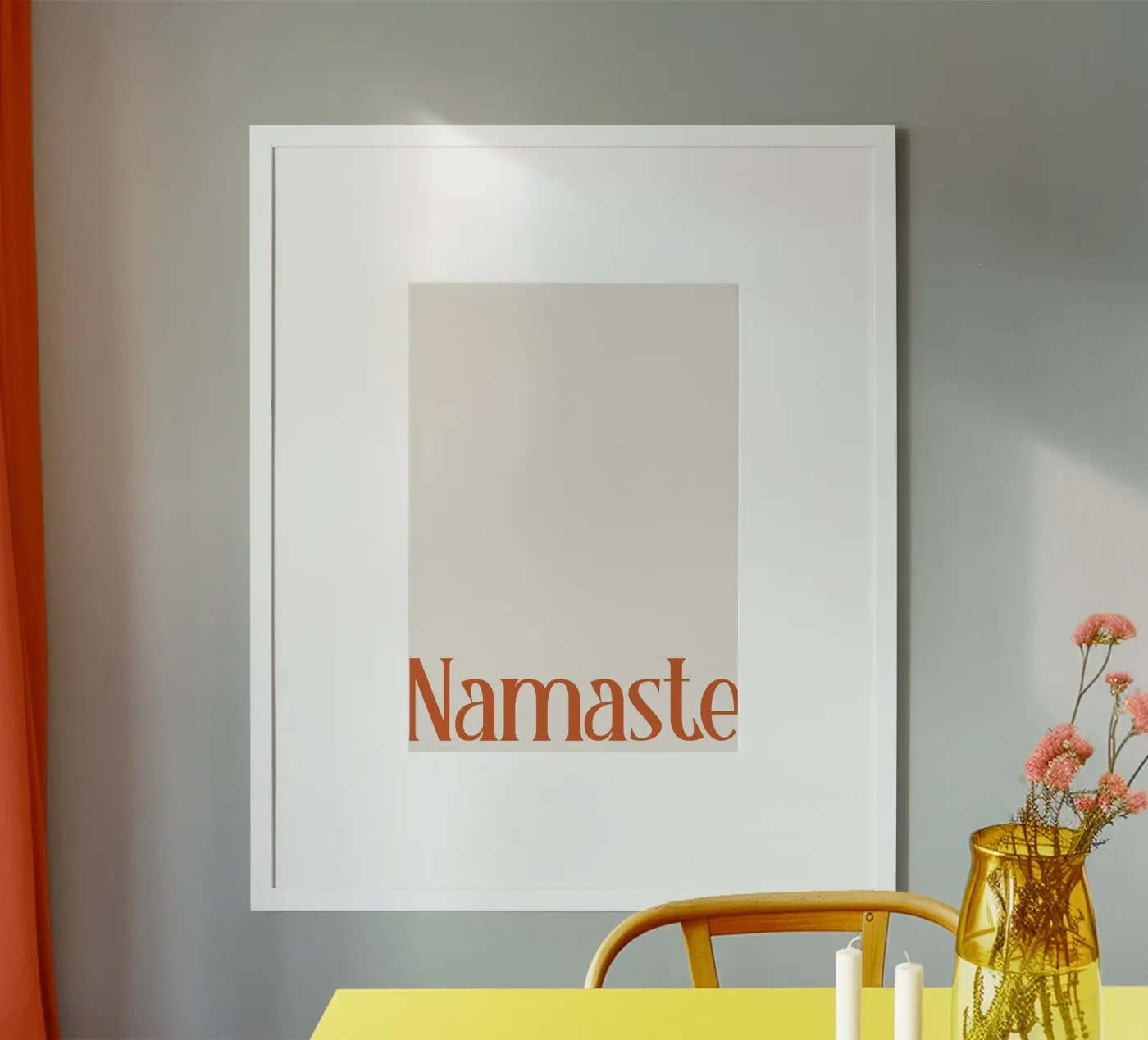 Namaste Typography poster da Attaboy Dsgn