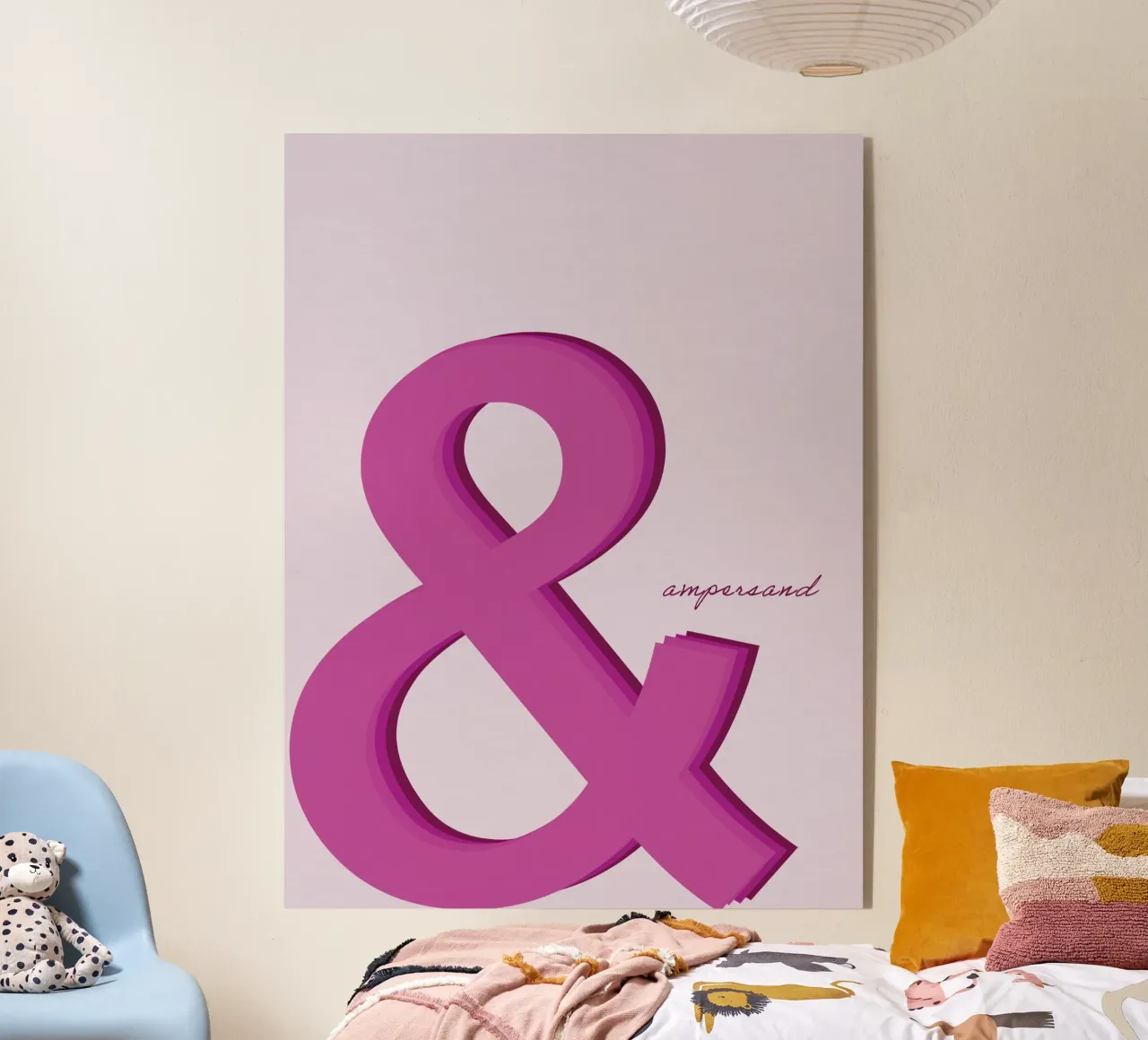 Ampersand plexiglass da Attaboy Dsgn