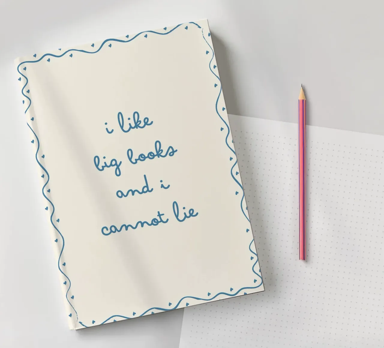 "I Like Big Books and I Cannot Lie" - Funny Book Lover Poste notebook by vintagepod
