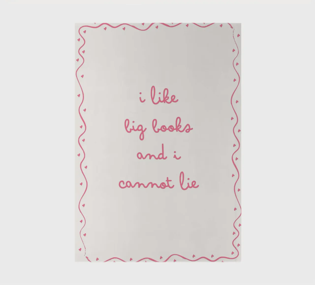 "I Like Big Books and I Cannot Lie" - Funny Pink Poster notebook by vintagepod