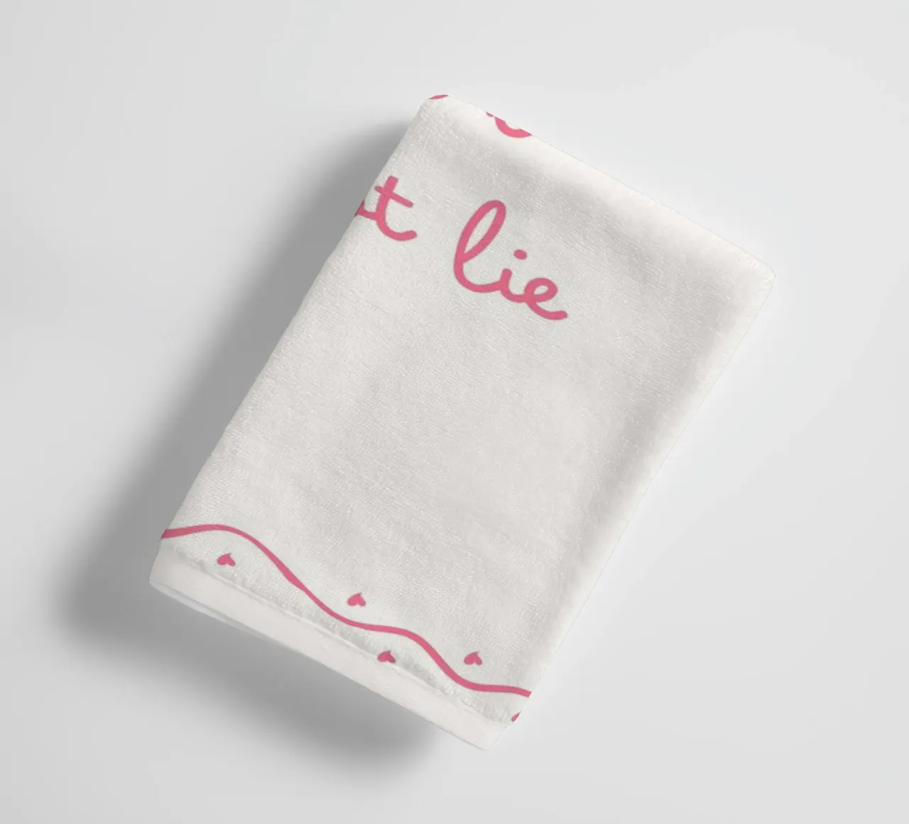 "I Like Big Books and I Cannot Lie" - Funny Pink Poster towel by vintagepod