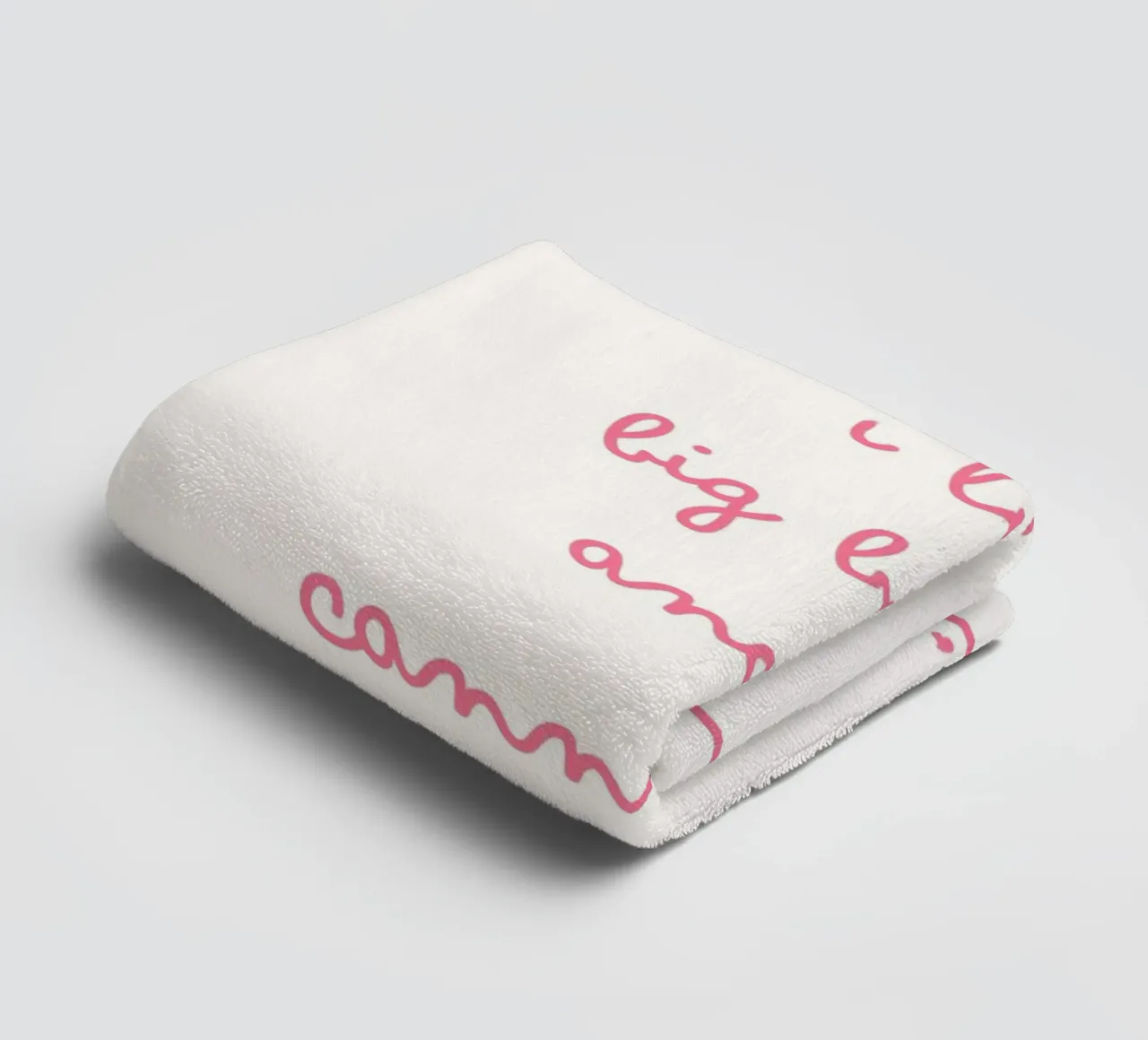 "I Like Big Books and I Cannot Lie" - Funny Pink Poster towel by vintagepod