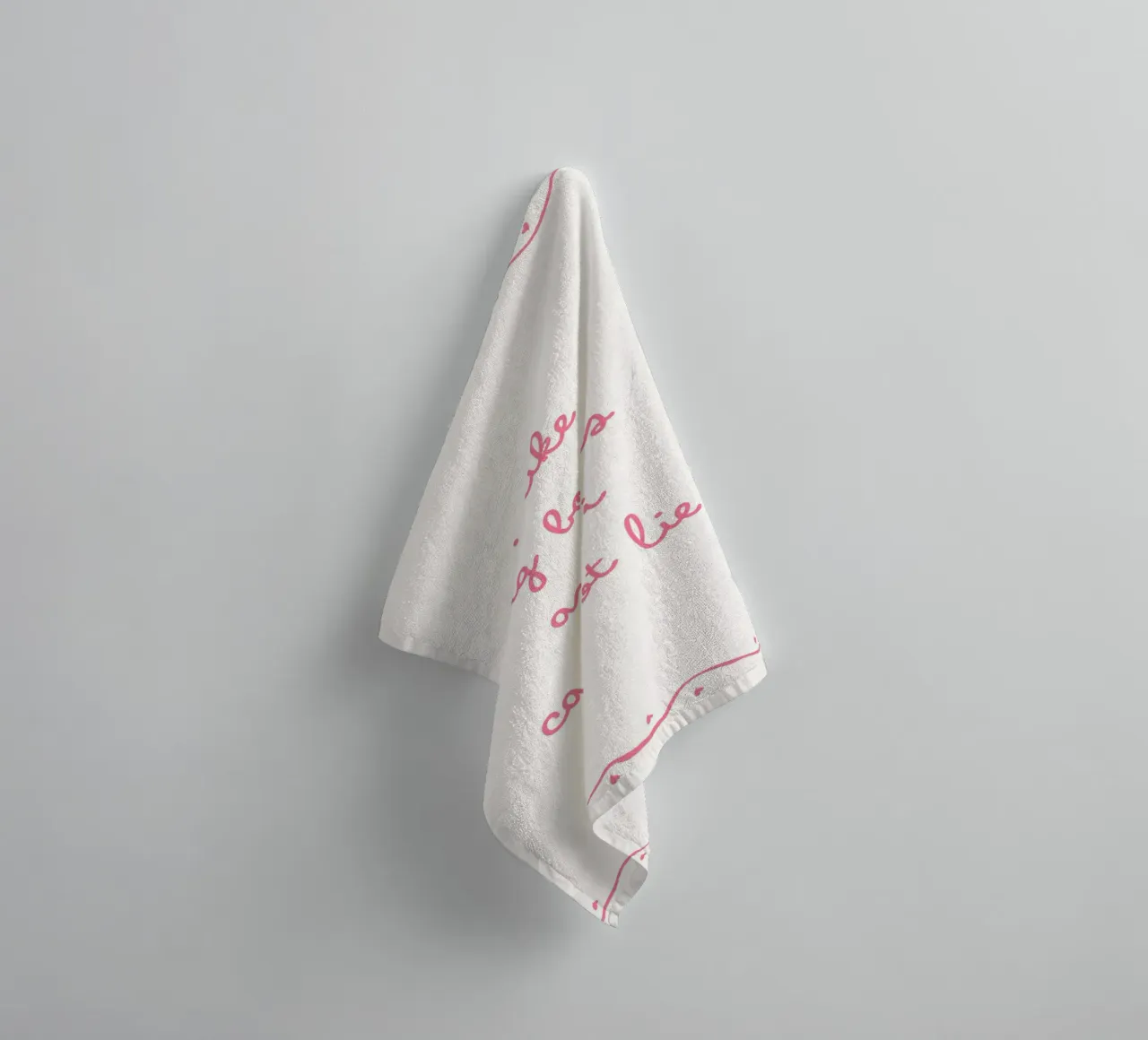 "I Like Big Books and I Cannot Lie" - Funny Pink Poster towel by vintagepod