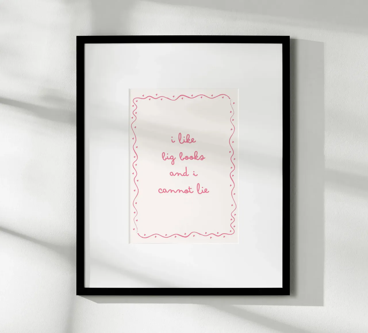"I Like Big Books and I Cannot Lie" - Funny Pink Poster poster by vintagepod