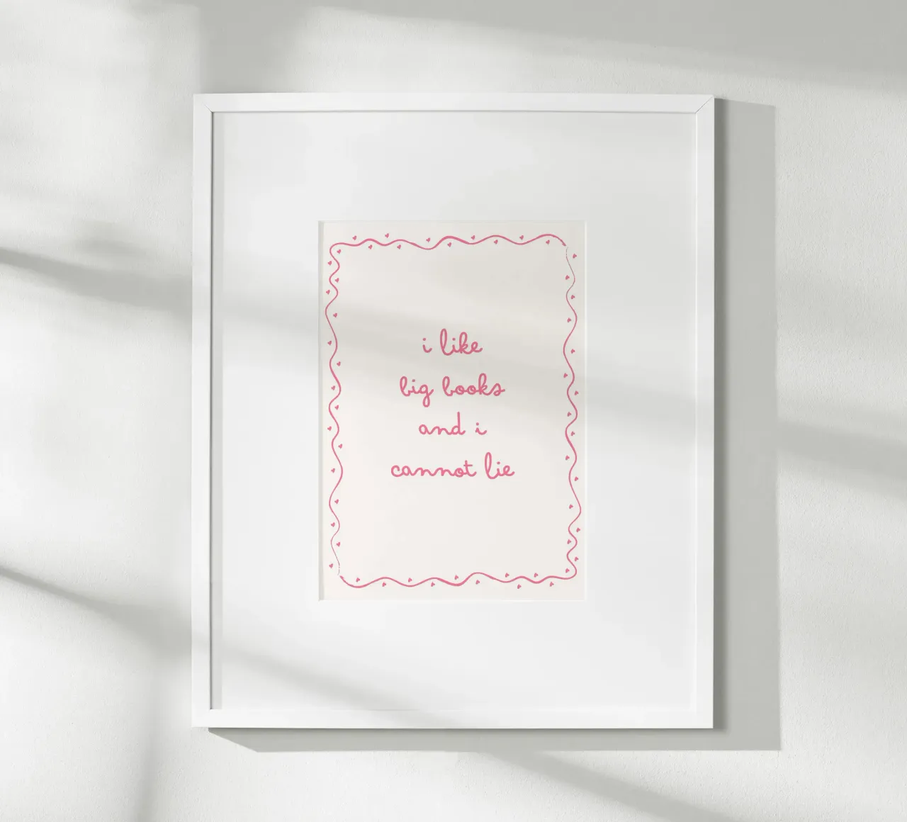"I Like Big Books and I Cannot Lie" - Funny Pink Poster poster by vintagepod
