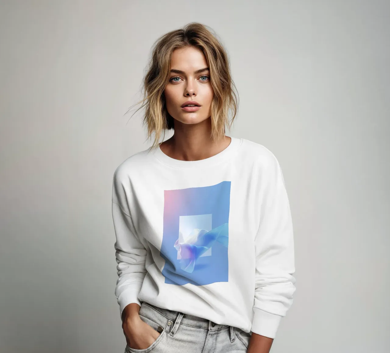 Silk through sweatshirt van LeDieg