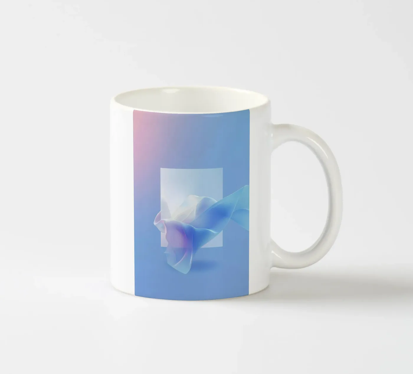 Silk through ceramic mug by LeDieg