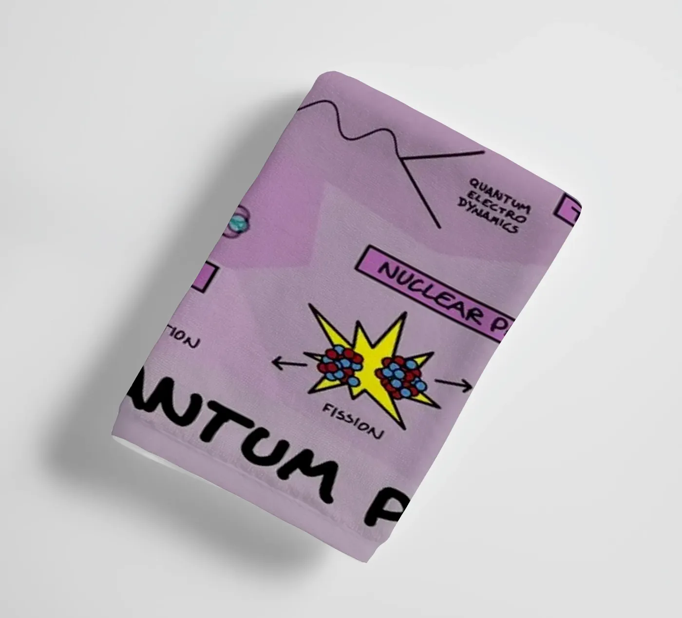 The Map Physics towel by Kathrin Fuhrman