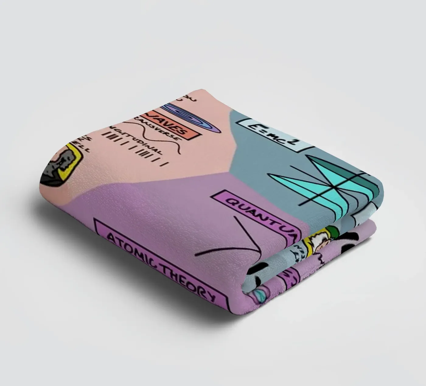 The Map Physics towel by Kathrin Fuhrman