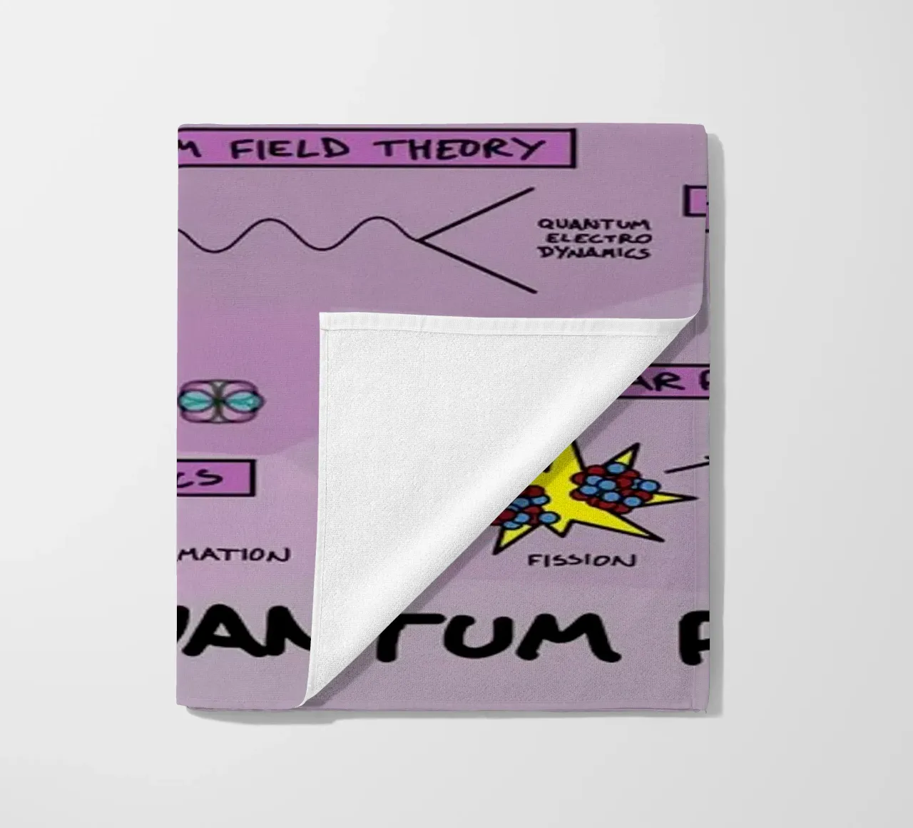 The Map Physics strandhanddoek van Kathrin Fuhrman