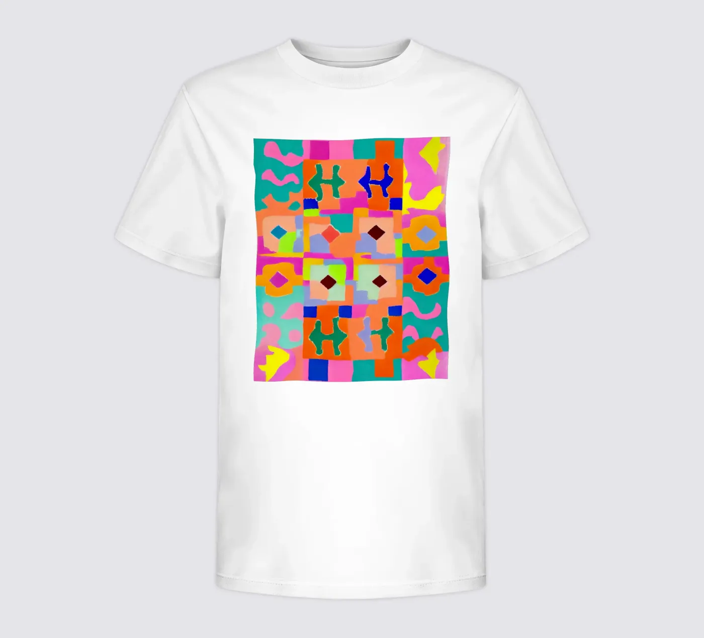 Neon Peru Pattern kinder t-shirt van treechild