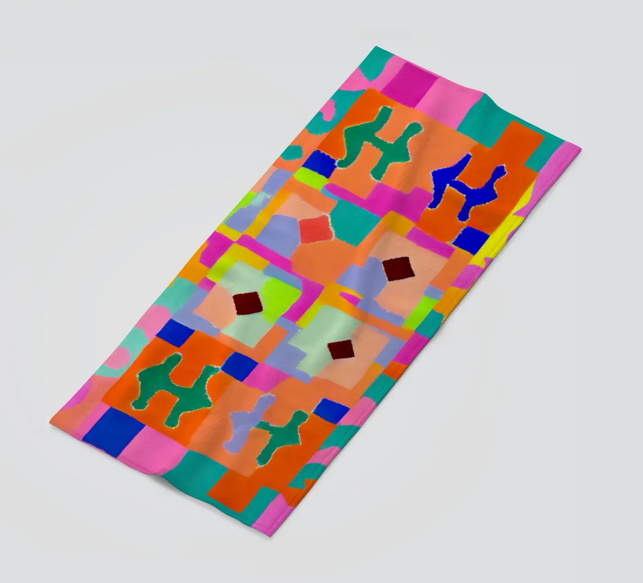 Neon Peru Pattern telo mare da treechild