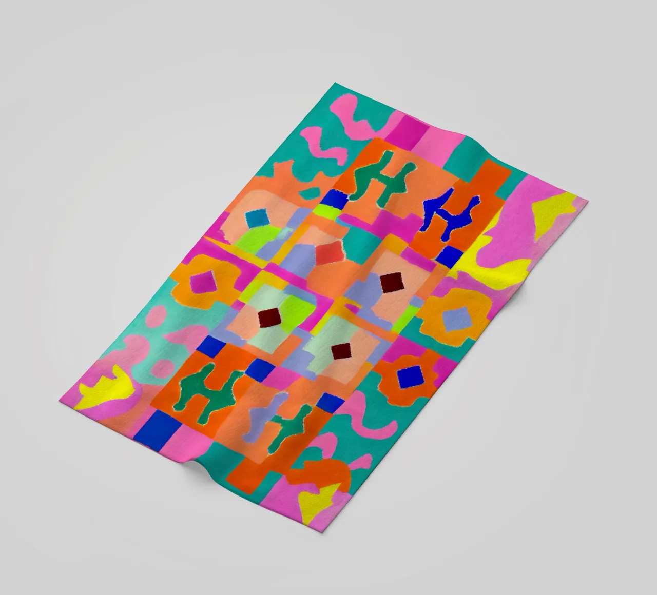 Neon Peru Pattern telo mare da treechild