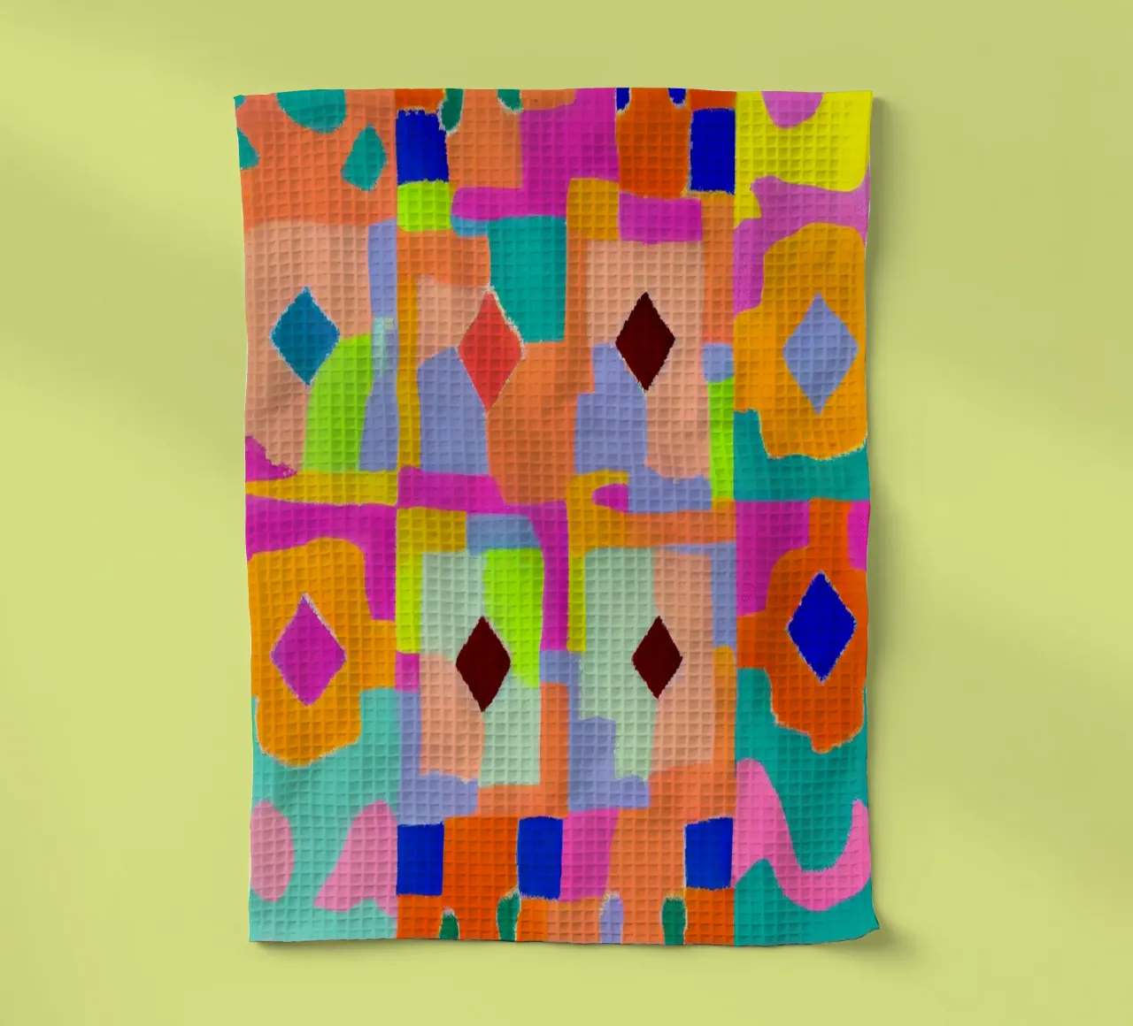 Neon Peru Pattern canovaccio da cucina da treechild