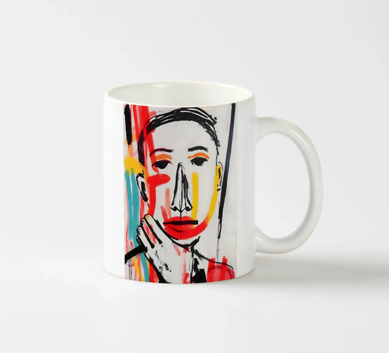 Strokes of Thought tazza in ceramica da Kunst und Kontrast