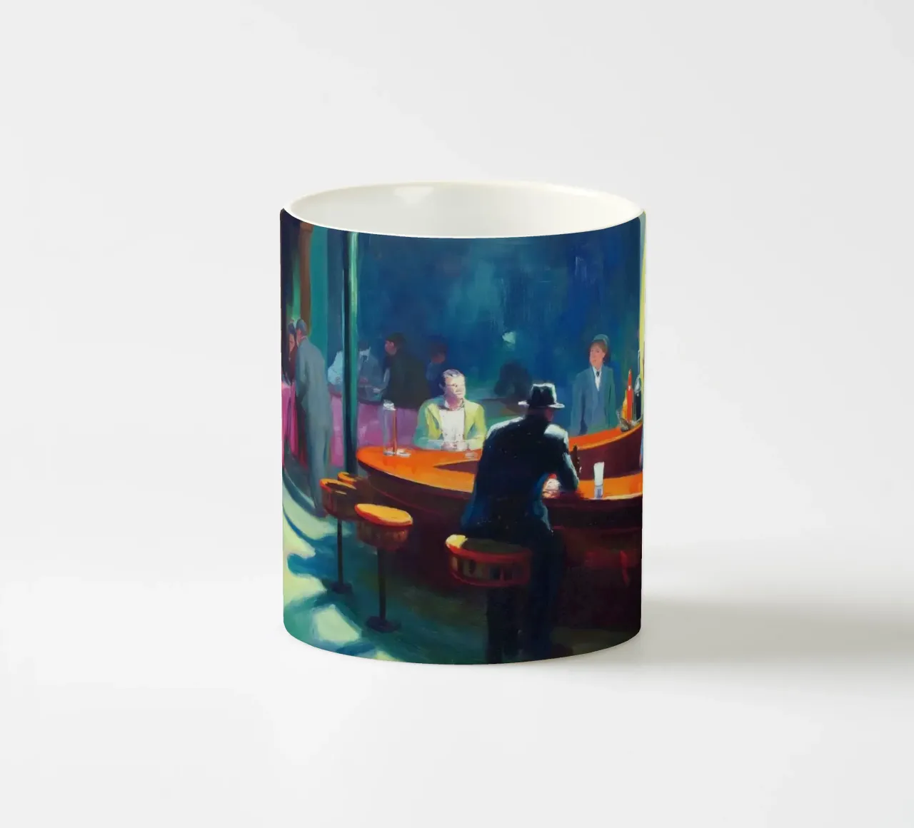 Vecchio bar al neon tazza in ceramica da Art Center
