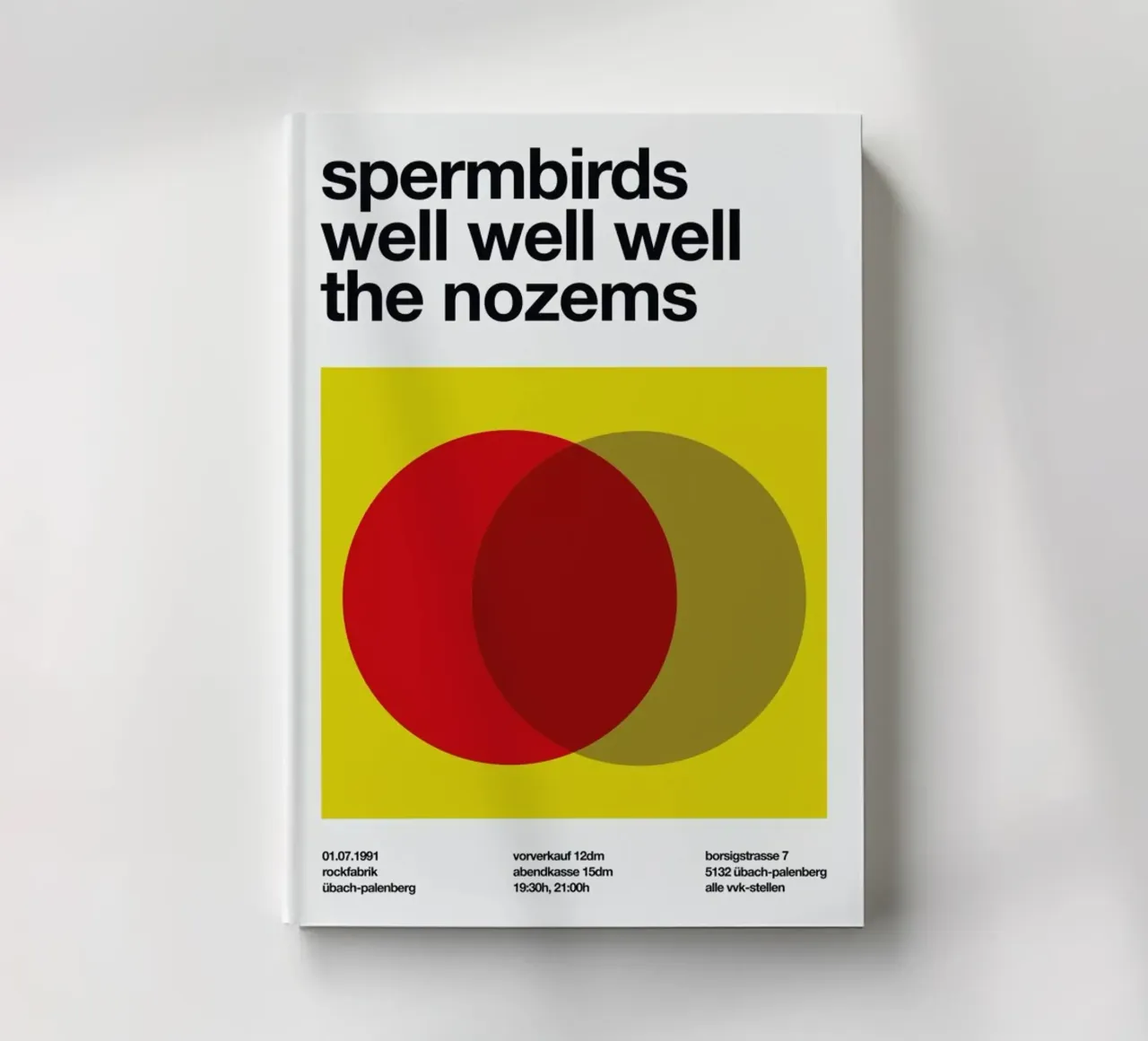 Spermbirds notebook by Stephan Kochs