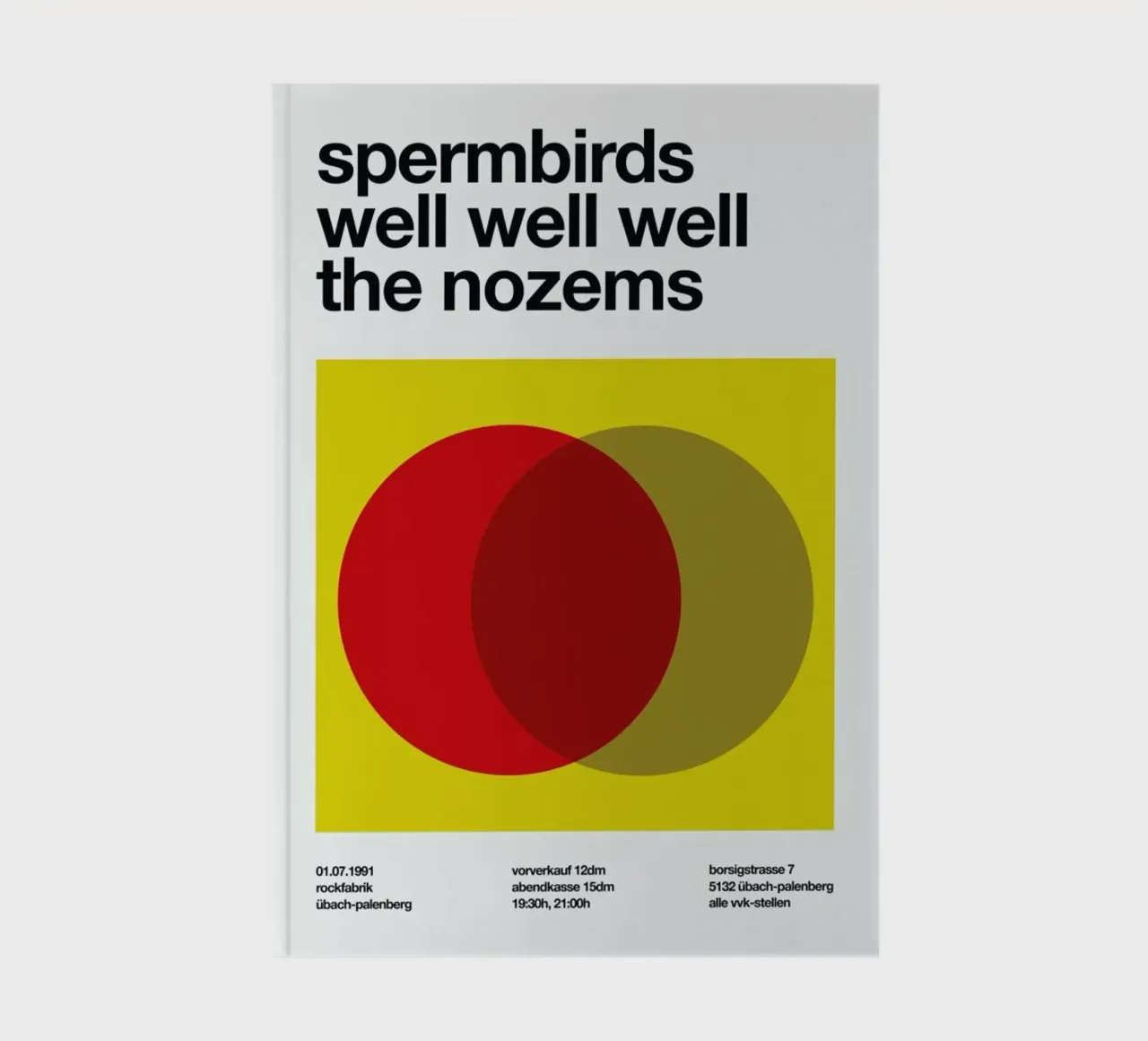Spermbirds notebook by Stephan Kochs
