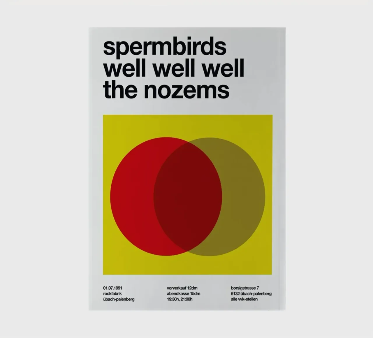 Spermbirds notebook by Stephan Kochs
