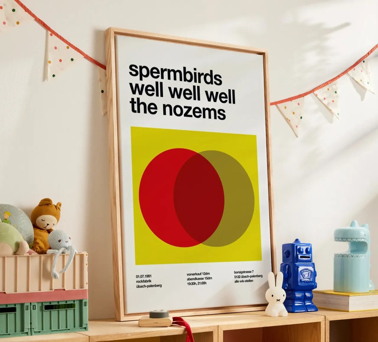 Spermbirds tela con Cornice a cassetta da Stephan Kochs