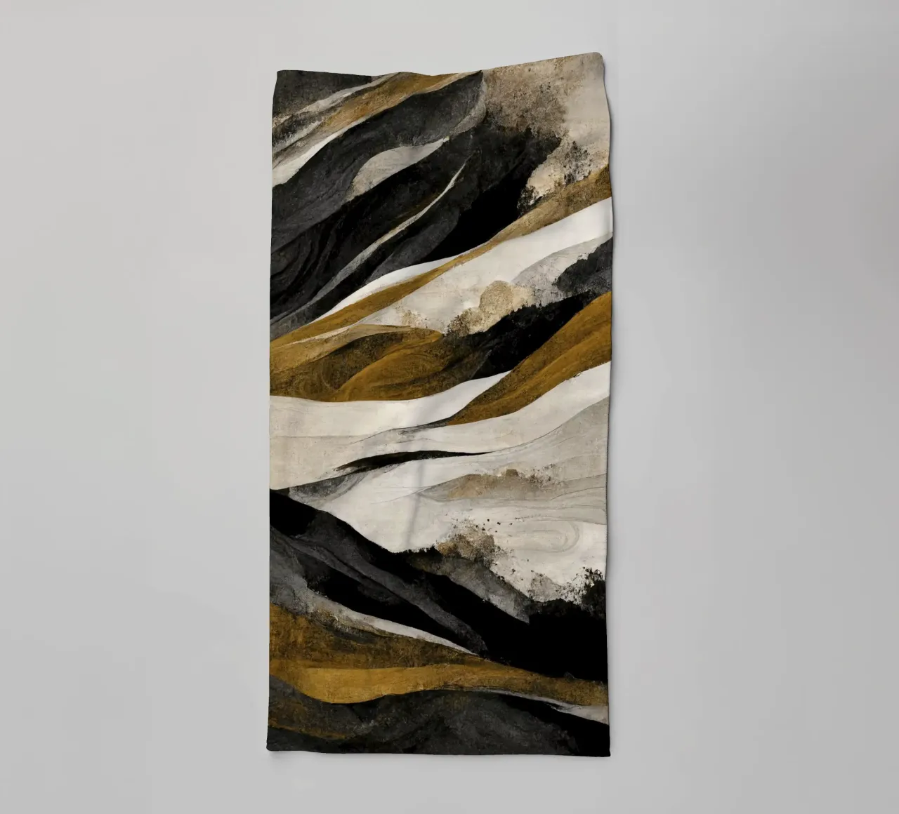 Rough Mountains No 1 asciugamano da bagno da treechild