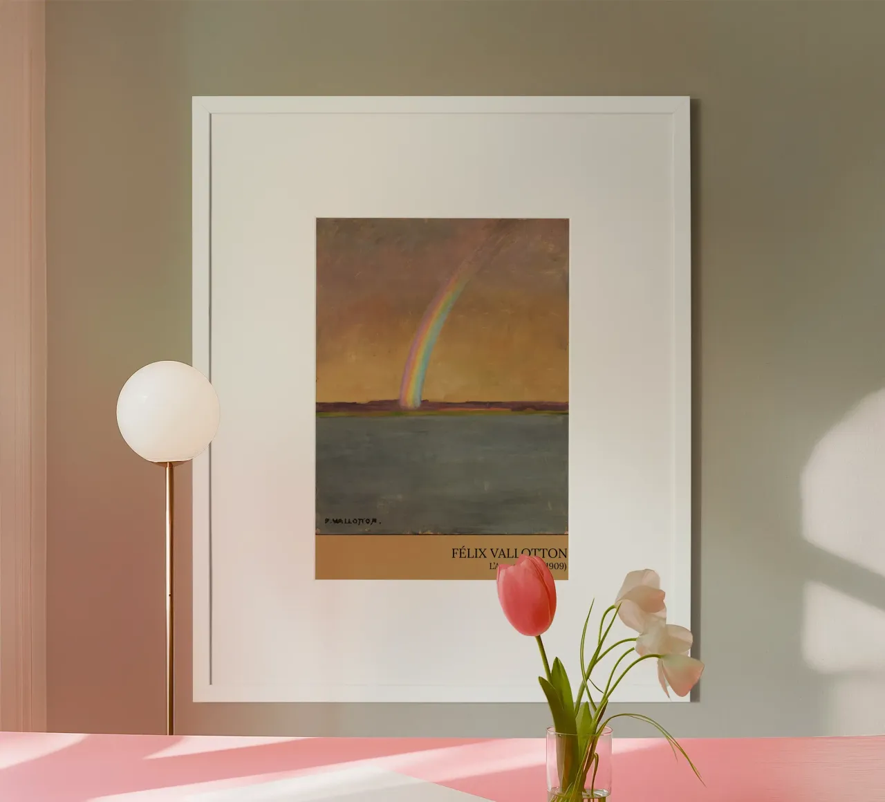 Félix Vallotton - Arcobaleno - poster poster con telaio in alluminio da the red studio