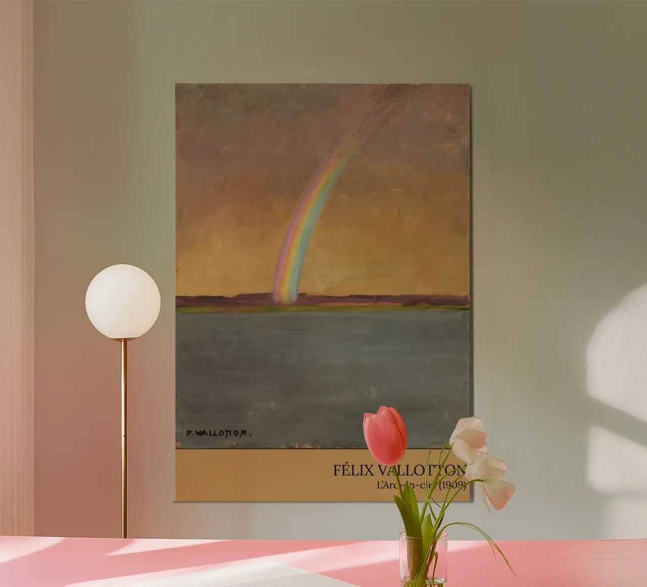 Félix Vallotton - Arcobaleno - poster poster con telaio in alluminio da the red studio