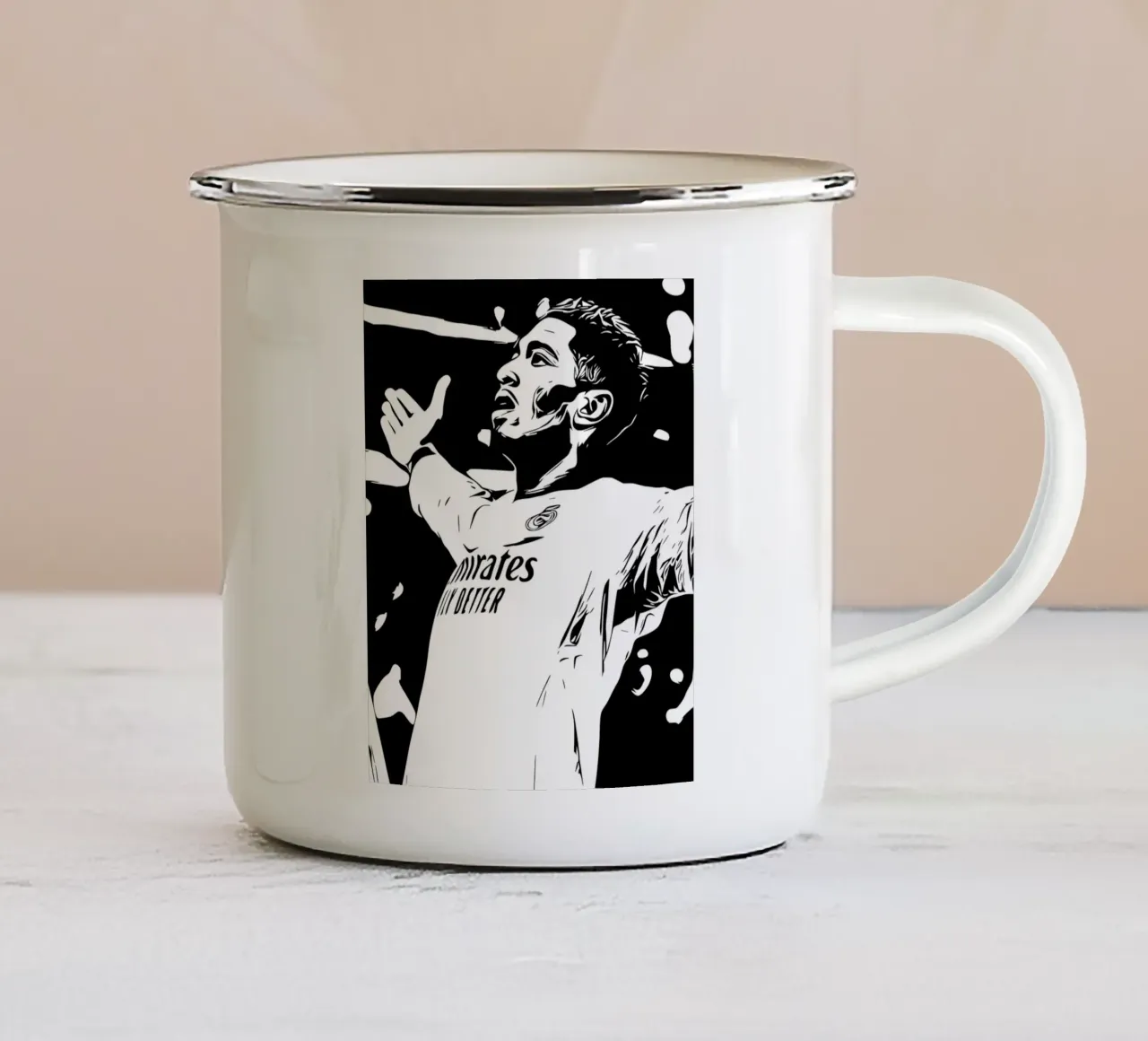jude bellingham - real madrid tazza in smalto da dark eagle