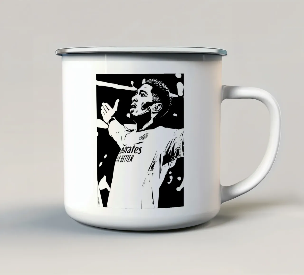 jude bellingham - real madrid tazza in smalto da dark eagle
